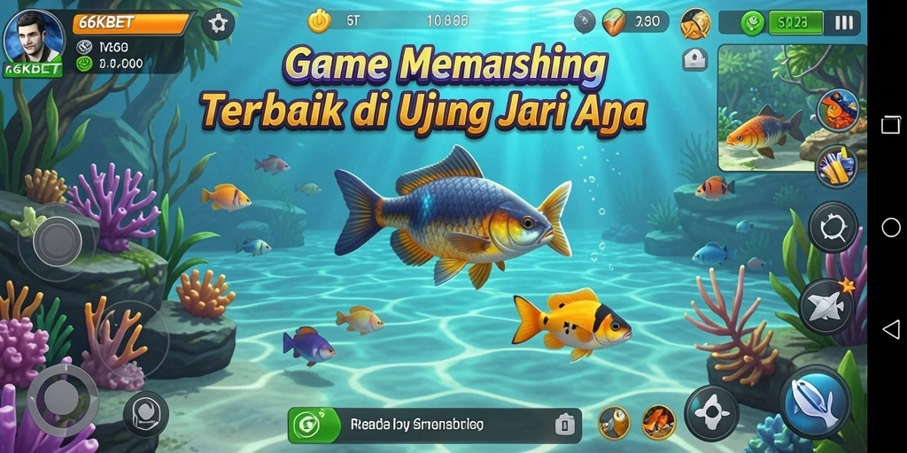 Tampilkan gameplay memancing yang seru dan menantang di 66KBET.