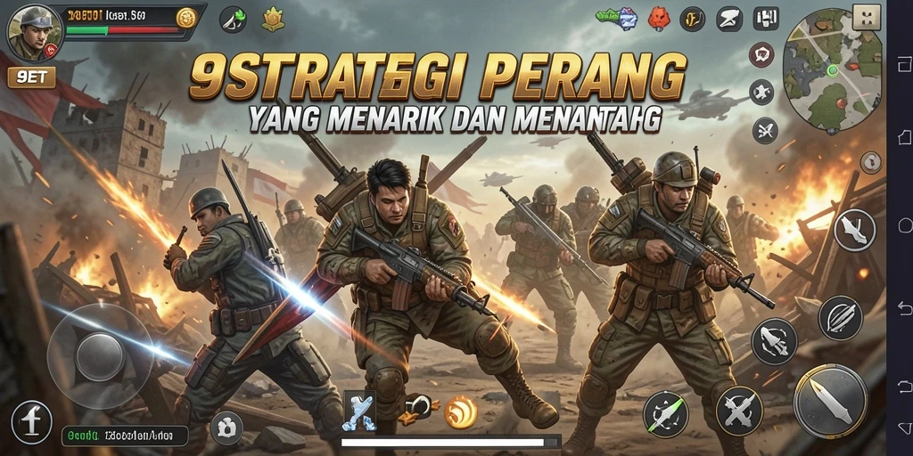 Gameplay <strong>9ET</strong> yang menegangkan dengan taktik yang mendalam.