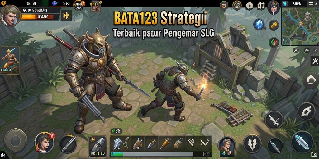 Tampilan gameplay BATA123 yang menegangkan dan strategis.