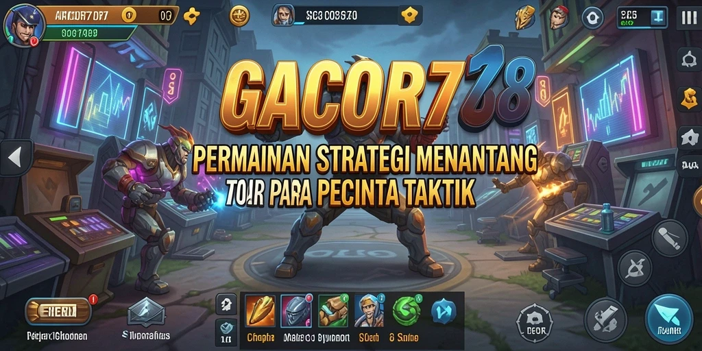Gameplay strategi mendebarkan di GACOR78.