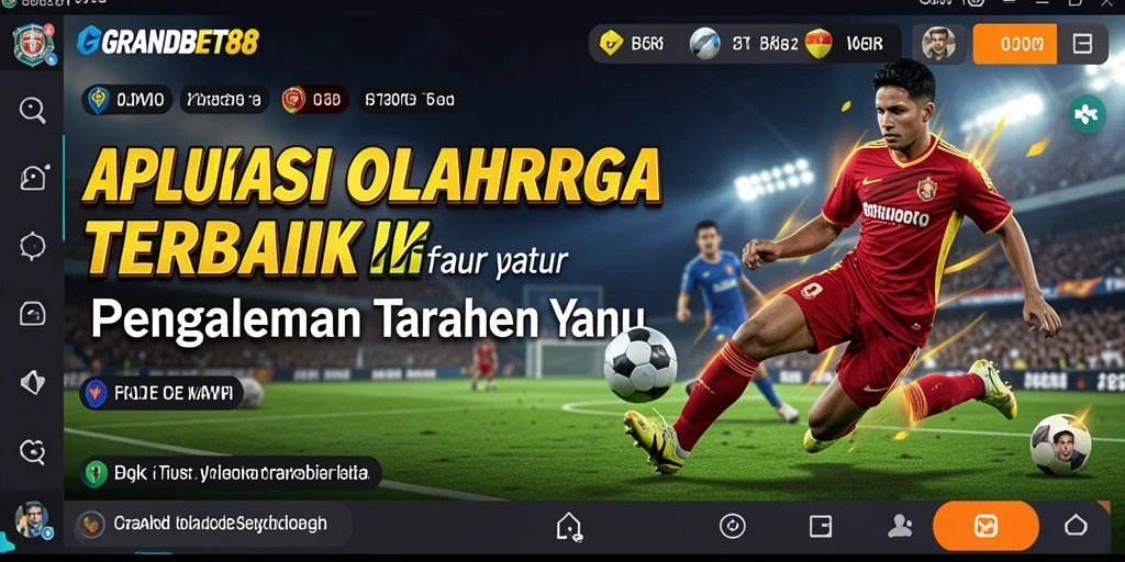 Tampilan gameplay GRANDBET88 yang menarik dengan tampilan olahraga yang dinamis.