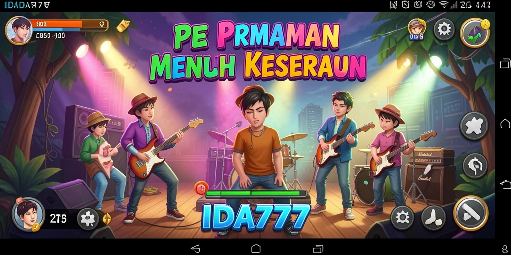 Tampilan gameplay menantang dan interaktif dari IDA777.