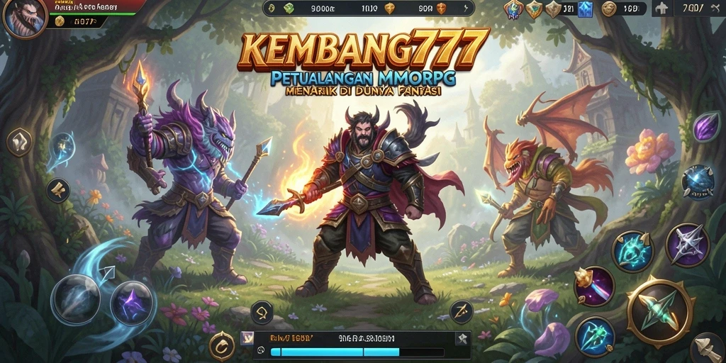 Tangkapan layar KEMBANG777 menampilkan aksi pertempuran seru dan dunia yang menakjubkan.