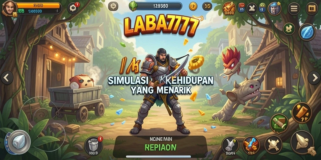 Tampilan screenshot gameplay LABA777 yang penuh warna dan menarik.
