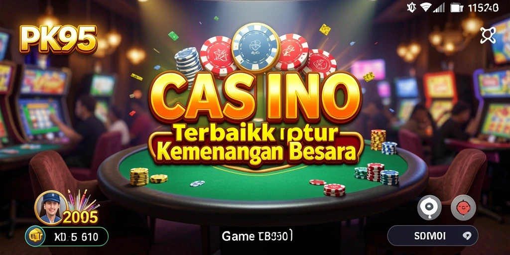 Gameplay seru di PK95 dengan berbagai jenis permainan Kasino.