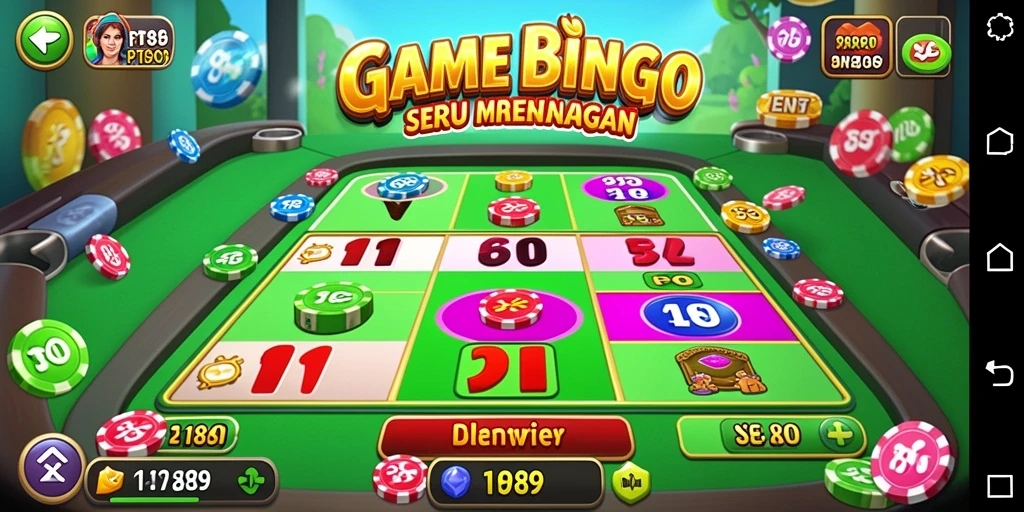 Screenshot gameplay PT89 menunjukkan pemain bersenang-senang dalam permainan Bingo.