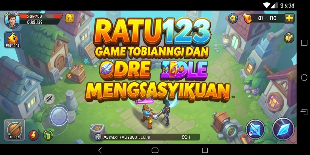 Tampilan menarik dari gameplay Idle di RATU123.