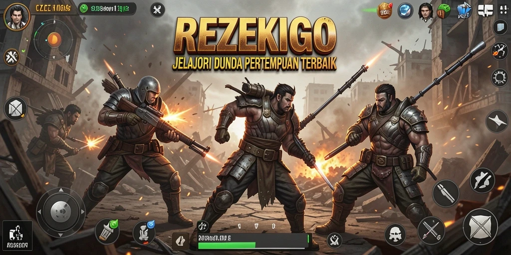 Tampilan gameplay menarik dari REZEKIGO yang penuh aksi.