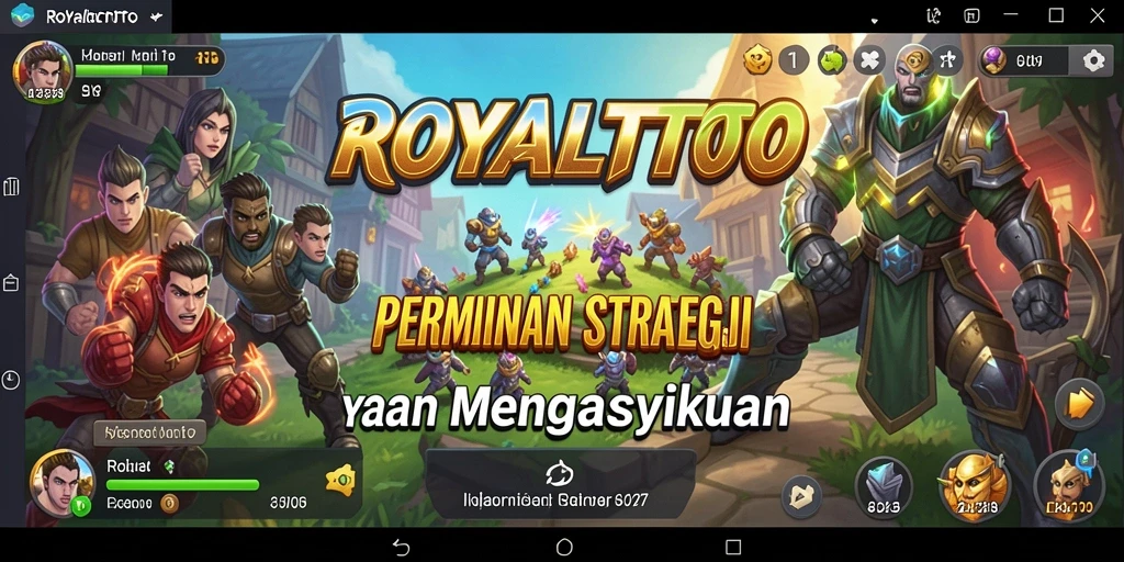 Tampilan gameplay menarik dan menantang dari ROYALTOTO.