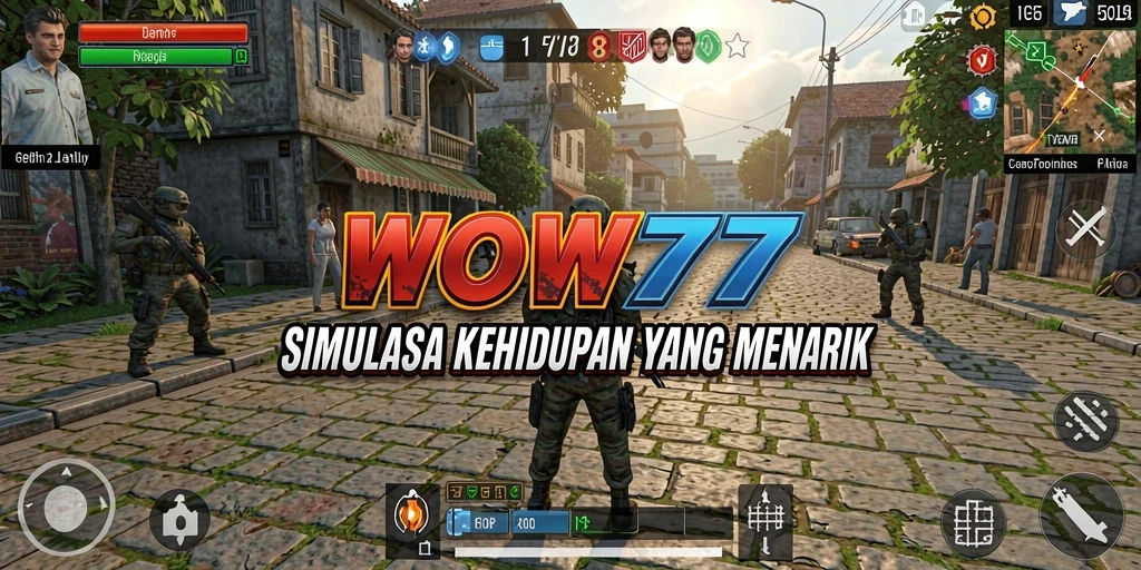 Tampilan gameplay menarik dari WOW77 yang menampilkan karakter dan lingkungan.
